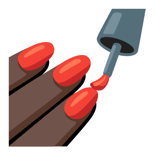 Nail Polish: Dark Skin Tone, the design in this release