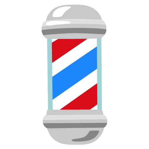 barber pole as rendered by Google