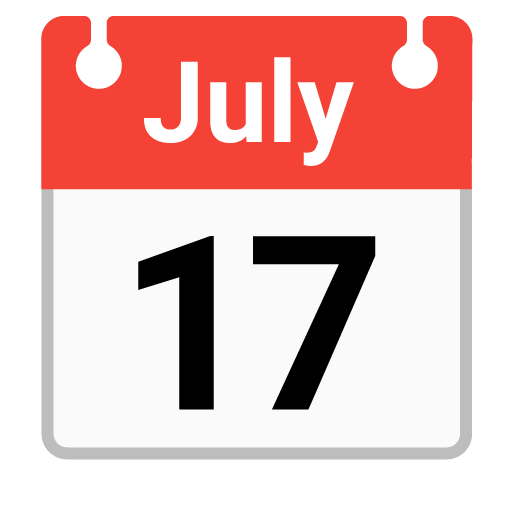 calendar as rendered by Google