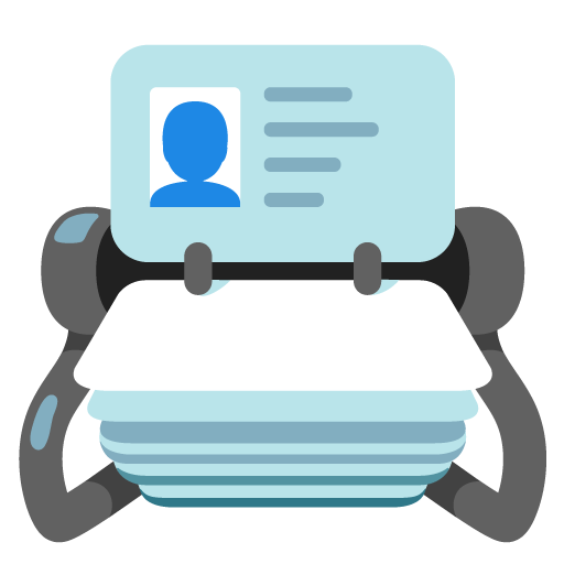 card index as rendered by Google