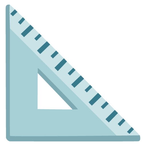 triangular ruler as rendered by Google