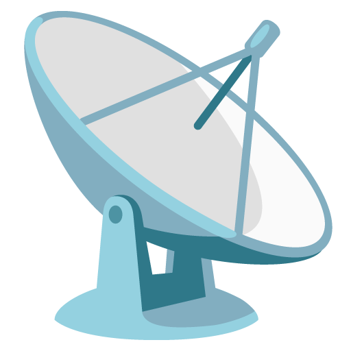 satellite antenna as rendered by Google