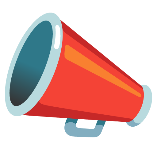 Megaphone as drawn by Google in 17.0