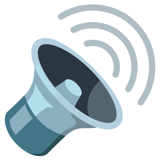 speaker high volume as rendered by Google