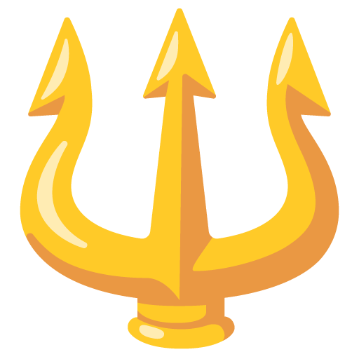 Trident Emblem as drawn by Google in 17.0