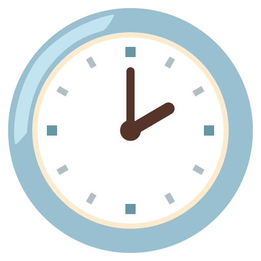 two o’clock as rendered by Google