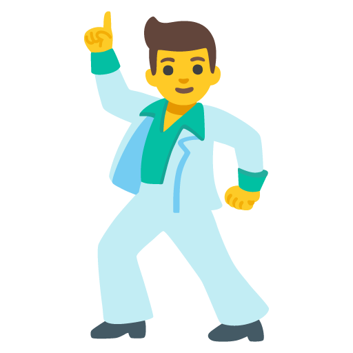 man dancing as rendered by Google