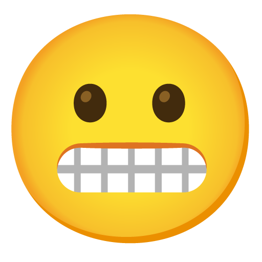 Grimassen schneidendes Gesicht as rendered by Google