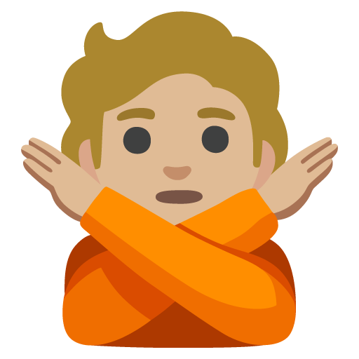 Person Gesturing NO: Medium-Light Skin Tone, the design in this release