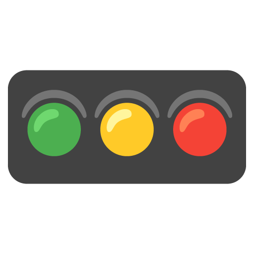 Horizontal Traffic Light as drawn by Google in 17.0