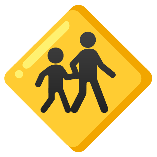 children crossing as rendered by Google