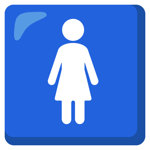 women’s room as rendered by Google