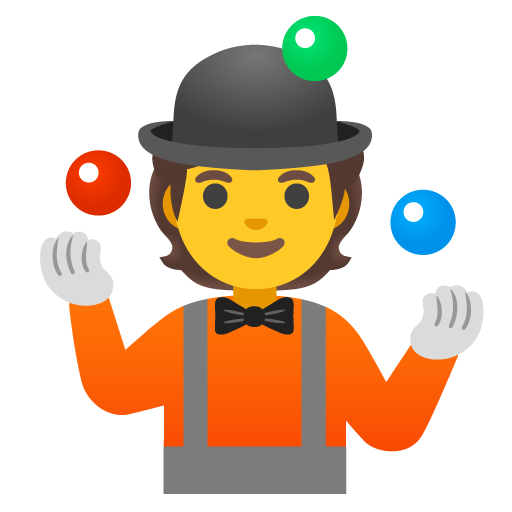 person juggling as rendered by Google