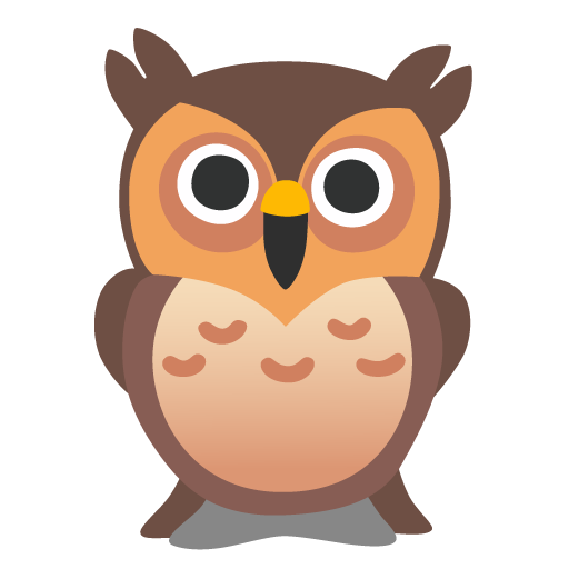 owl as rendered by Google