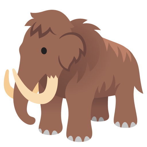 mammoth as rendered by Google