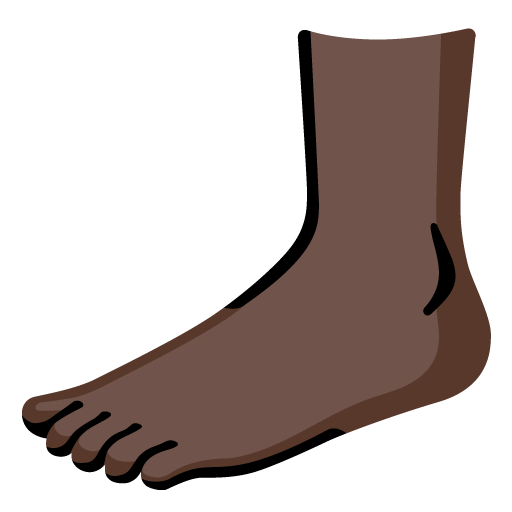 Foot: Dark Skin Tone, the design in this release