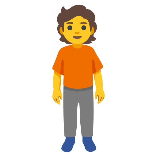 person standing as rendered by Google