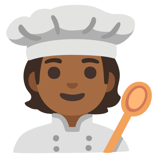 Cook: Medium-Dark Skin Tone, the design in this release