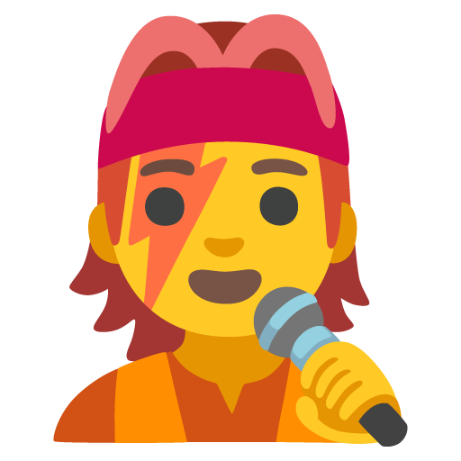 Singer as drawn by Google in 17.0