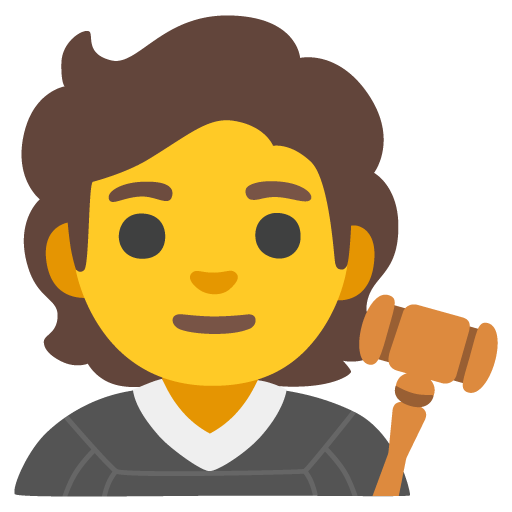 Judge as drawn by Google in 17.0