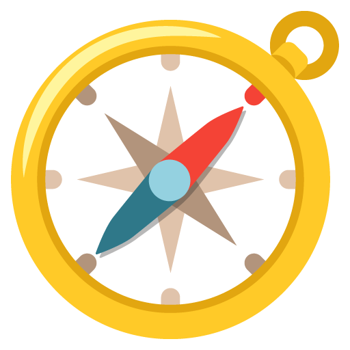 compass as rendered by Google