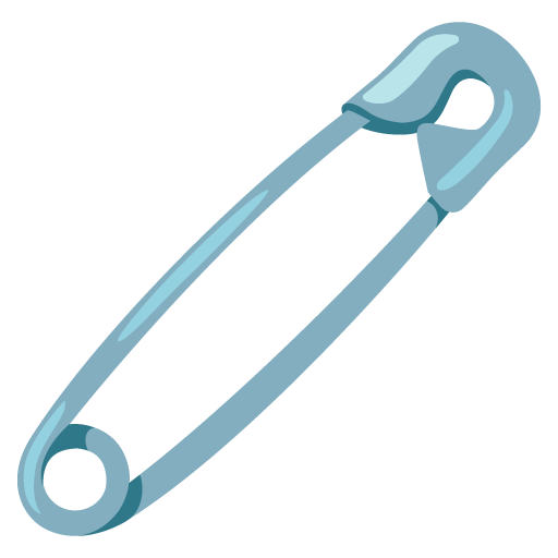 safety pin as rendered by Google