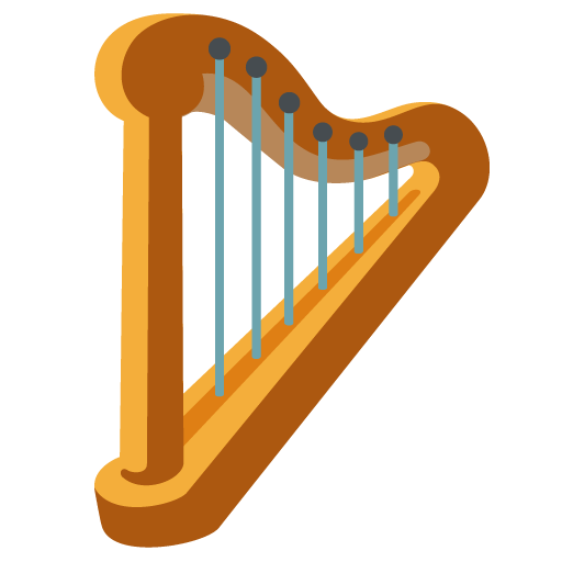 Harp as drawn by Google in 17.0