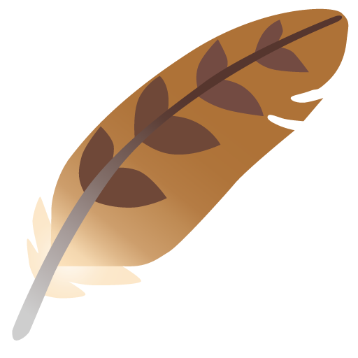 Feather as drawn by Google in 17.0