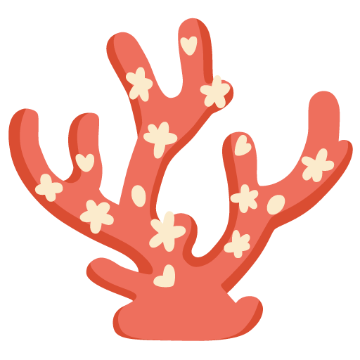 coral as rendered by Google