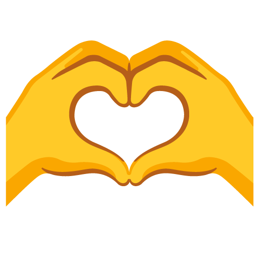 mains qui forment un cœur as rendered by Google