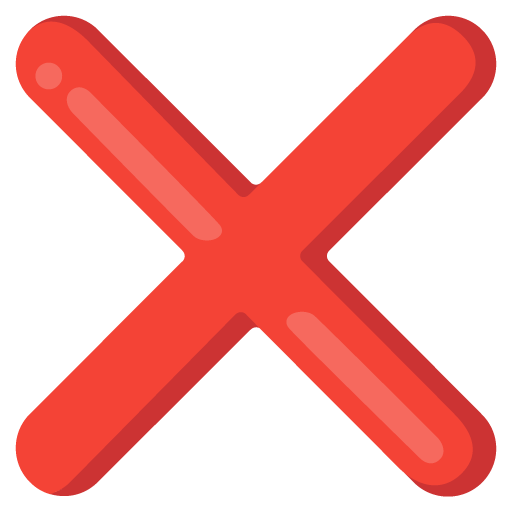 Cross Mark as drawn by Google in 17.0