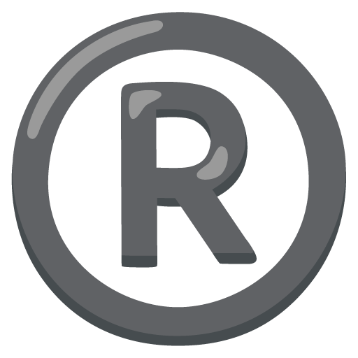 registered as rendered by Google
