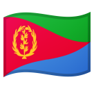 Flag: Eritrea as drawn by Google in Android 10.0 March 2020 Feature Drop