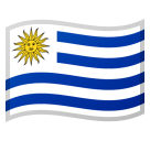 Flag: Uruguay as drawn by Google in Android 10.0 March 2020 Feature Drop