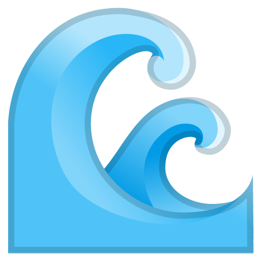 Water Wave as drawn by Google in Android 10.0 March 2020 Feature Drop