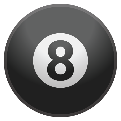 Pool 8 Ball as drawn by Google in Android 10.0 March 2020 Feature Drop
