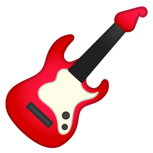 Guitar as drawn by Google in Android 10.0 March 2020 Feature Drop