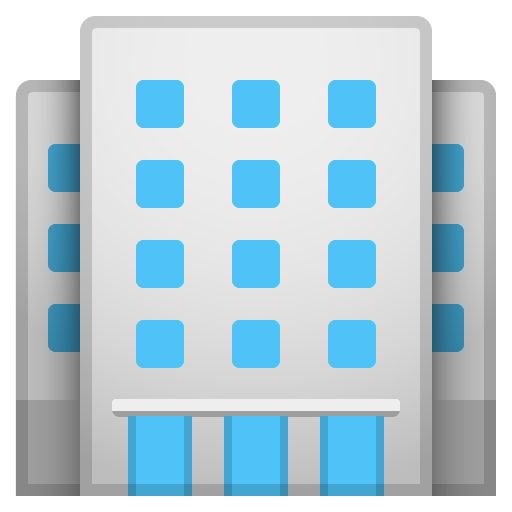 Office Building as drawn by Google in Android 10.0 March 2020 Feature Drop