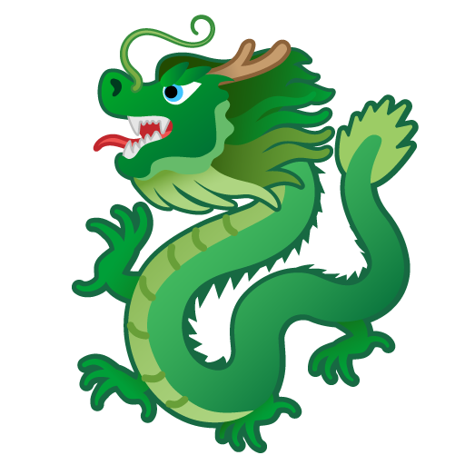 Drago as drawn by Google in Android 10.0 March 2020 Feature Drop