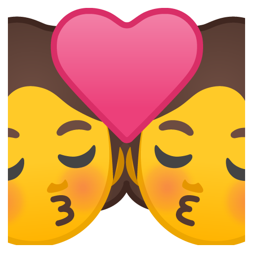 Kiss as drawn by Google in Android 10.0 March 2020 Feature Drop