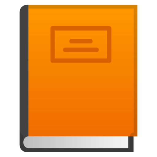 Orange Book as drawn by Google in Android 10.0 March 2020 Feature Drop