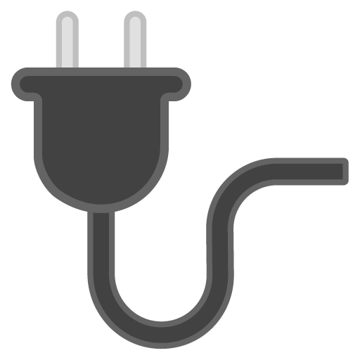 Electric Plug as drawn by Google in Android 10.0 March 2020 Feature Drop