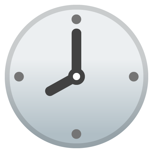 Eight O’clock as drawn by Google in Android 10.0 March 2020 Feature Drop