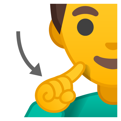 Deaf Man as drawn by Google in Android 10.0 March 2020 Feature Drop