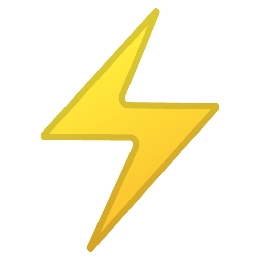 High Voltage as drawn by Google in Android 10.0 March 2020 Feature Drop
