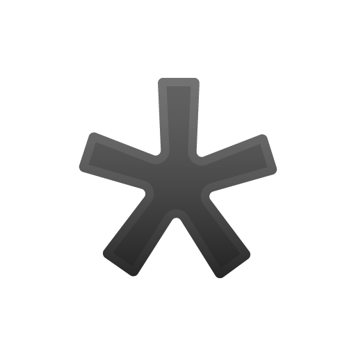 Asterisk as drawn by Google in Android 10.0 March 2020 Feature Drop