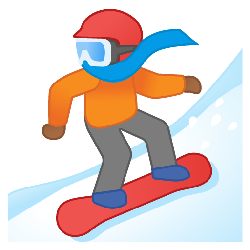 Snowboarder: Medium-Dark Skin Tone, the design in this release