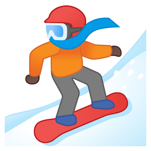 Snowboarder: Dark Skin Tone, the design in this release