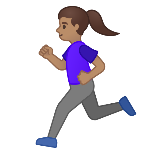 Woman Running: Medium Skin Tone, the design in this release
