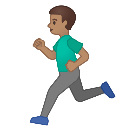 Man Running: Medium Skin Tone, the design in this release